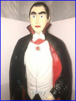 Union Products Old Stock Bela Lugosi Dracula Vampire Blow Mold 42 Tall Rare