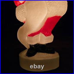 Union Santa Claus Lighted Blow Mold 44 Inch Christmas Holiday Outdoor Decor VTG
