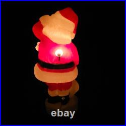 Union Santa Claus Lighted Blow Mold 44 Inch Christmas Holiday Outdoor Decor VTG
