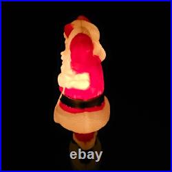 Union Santa Claus Lighted Blow Mold 44 Inch Christmas Holiday Outdoor Decor VTG
