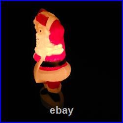 Union Santa Claus Lighted Blow Mold 44 Inch Christmas Holiday Outdoor Decor VTG