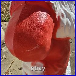 Union Santa Claus Lighted Blow Mold 44 Inch Christmas Holiday Outdoor Decor VTG
