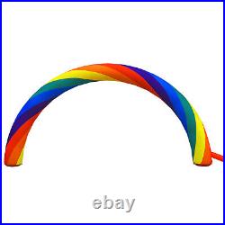 VEVOR Inflatable Rainbow Arched Door Advertising Arch 26 x 10 ft for Holiday