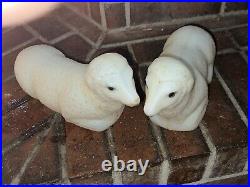 VINTAGE 12 pc Nativity Miniature Tabletop Blow MoldsVery Rare