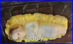 VINTAGE 12 pc Nativity Miniature Tabletop Blow MoldsVery Rare