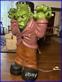 VINTAGE 36 General Foam Plastics FRANKENSTEIN BLOW MOLD- Lights Up