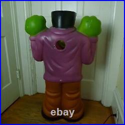 VINTAGE 36 General Foam Plastics FRANKENSTEIN BLOW MOLD- Missing Light