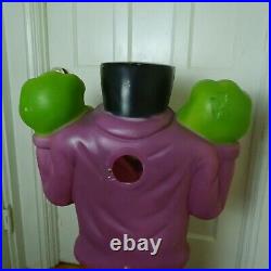 VINTAGE 36 General Foam Plastics FRANKENSTEIN BLOW MOLD- Missing Light