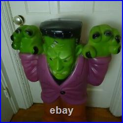 VINTAGE 36 General Foam Plastics FRANKENSTEIN BLOW MOLD- Missing Light
