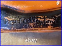 VINTAGE Don Featherstone Blow Mold Halloween Pumpkin Scarecrow Union Products