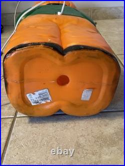 VINTAGE Don Featherstone Blow Mold Halloween Pumpkin Scarecrow Union Products