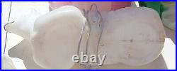VINTAGE EMPIRE 8 Piece Blow Mold Nativity Scene In Great Condition