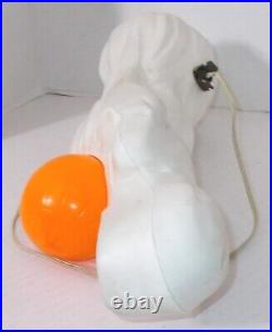 VINTAGE EMPIRE HALLOWEEN SMILING GHOST with PUMPKIN JOL 14 PLASTIC BLOW MOLD #2