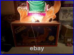VNT Empire Christmas Nativity Camel Plastic Light Blow Mold 28 Long, withBox