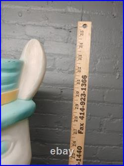 VTG 1988 Empire 36 Blow Mold Mr. Easter Bunny Rabbit Yard Decoration