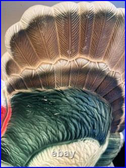 VTG 1998 Union Products Don Featherstone Thanksgiving Pilgrim Turkey Blow Mold