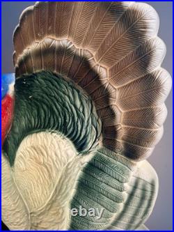 VTG 1998 Union Products Don Featherstone Thanksgiving Pilgrim Turkey Blow Mold