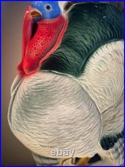 VTG 1998 Union Products Don Featherstone Thanksgiving Pilgrim Turkey Blow Mold