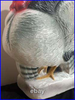 VTG 1998 Union Products Don Featherstone Thanksgiving Pilgrim Turkey Blow Mold