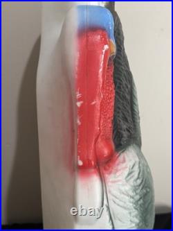 VTG 1998 Union Products Don Featherstone Thanksgiving Pilgrim Turkey Blow Mold