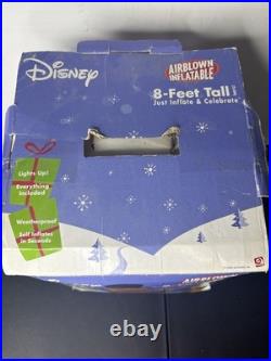VTG 2004 Gemmy Disney Winnie The Pooh Happy Holidays 8ft Airblown Inflatable