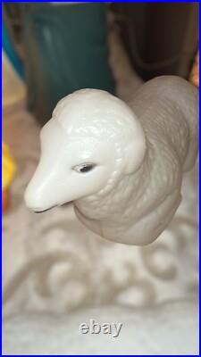 VTG Empire Nativity Set 10 Piece 17-22 Christmas Lighted Blow Mold Working Read