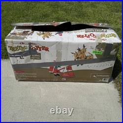 VTG Gemmy 2008 Christmas Teeter Totter Santa & Reindeer With Box RARE Works! Read