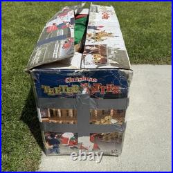VTG Gemmy 2008 Christmas Teeter Totter Santa & Reindeer With Box RARE Works! Read