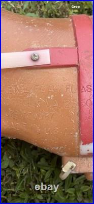 VTG General Foam Plastics Blow Mold Santa in Sleigh withReindeer @READ@ NO SHIP