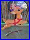 VTG Grand Venture Lighted Santa Reindeer Christmas Blow Mold Yard Decor CLEAN