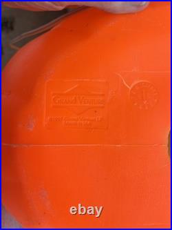 VTG Halloween Jack o Lantern (2) Light Up Blow Mold 80s 90s Pumpkin 24 Lot Of 2