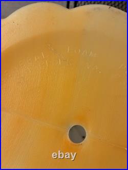VTG Halloween Jack o Lantern (2) Light Up Blow Mold 80s 90s Pumpkin 24 Lot Of 2