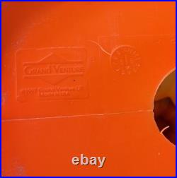 VTG Halloween Jack o Lantern (2) Light Up Blow Mold 80s 90s Pumpkin 24 Lot Of 2