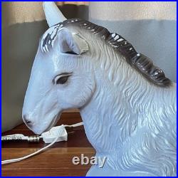 VTG Mule Donkey Blow Mold Christmas Nativity Yard Decor TPI Plastics Canada 1997