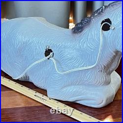 VTG Mule Donkey Blow Mold Christmas Nativity Yard Decor TPI Plastics Canada 1997
