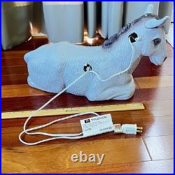 VTG Mule Donkey Blow Mold Christmas Nativity Yard Decor TPI Plastics Canada 1997