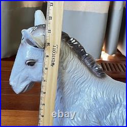 VTG Mule Donkey Blow Mold Christmas Nativity Yard Decor TPI Plastics Canada 1997