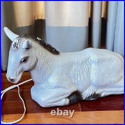 VTG Mule Donkey Blow Mold Christmas Nativity Yard Decor TPI Plastics Canada 1997