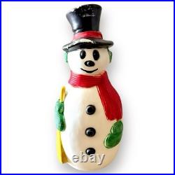VTG RARE 40 Large Snowman Christmas Blow Mold by Drainage Industries