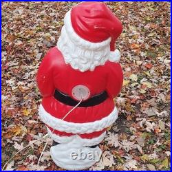 VTG Santa Blow Mold 38 1997 Grand Venture Toy Soldier Sack Bag Christmas yard D VTG Santa Blow Mold 38 1997 Grand Venture Toy Soldier Sack Bag Christmas yard D