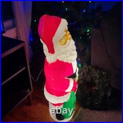 VTG Santa Blow Mold 38 1997 Grand Venture Toy Soldier Sack Bag Christmas yard D VTG Santa Blow Mold 38 1997 Grand Venture Toy Soldier Sack Bag Christmas yard D