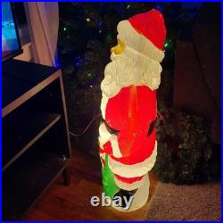 VTG Santa Blow Mold 38 1997 Grand Venture Toy Soldier Sack Bag Christmas yard D VTG Santa Blow Mold 38 1997 Grand Venture Toy Soldier Sack Bag Christmas yard D