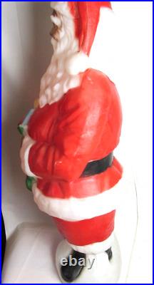 VTG Santa Claus outdoor Blow Mold 41 Lawn Decor Lighted