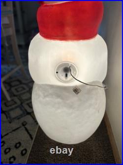 VTG Snowman Plastic Blow Mold General Foam Plastics 42 Lighted
