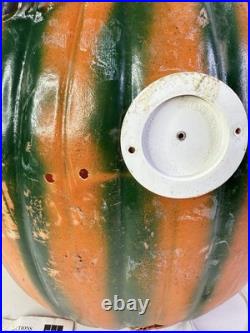 VTG TPI Halloween Blow Mold 28 Jack-O'-Lantern with Black Cat in Pumpkin