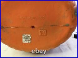 VTG TPI Halloween Blow Mold 28 Jack-O'-Lantern with Black Cat in Pumpkin