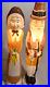 VTG Thanksgiving Blow Mold (2) Pilgrims, Don Featherstone Union Products