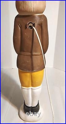 VTG Thanksgiving Blow Mold (2) Pilgrims, Don Featherstone Union Products