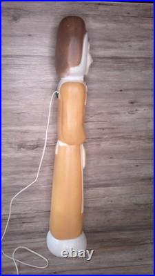 VTG. Thanksgiving Don Featherstone blow mold lady pilgrim figure lights up US