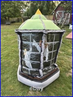 Very Rare Gemmy 6ft Halloween Inflatable Animated Rotaing Demon Tower Sound READ